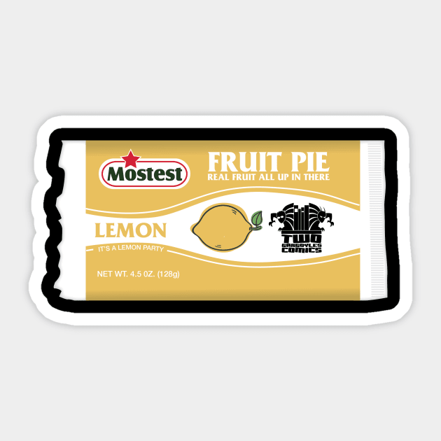 Mostest Fruit Pies - Lemon Sticker by Twogargs